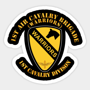 1st Air Cavalry Brigade - Warriors - 1st Cav Division Sticker